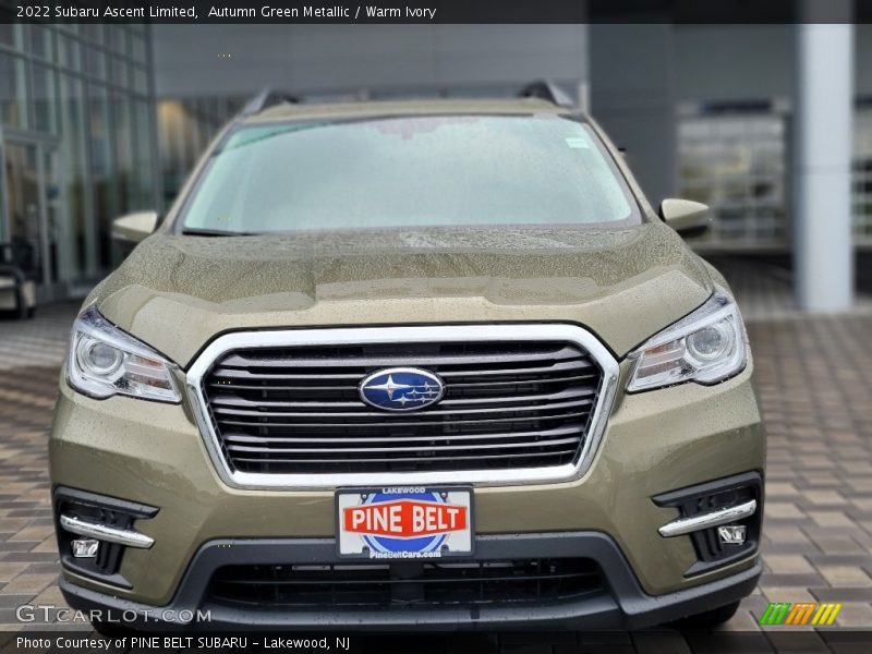 Autumn Green Metallic / Warm Ivory 2022 Subaru Ascent Limited