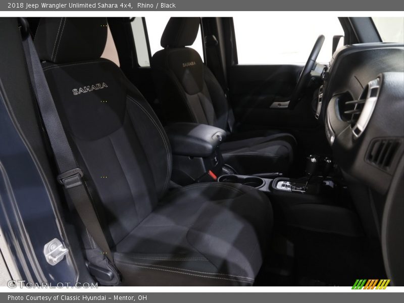 Rhino / Black 2018 Jeep Wrangler Unlimited Sahara 4x4