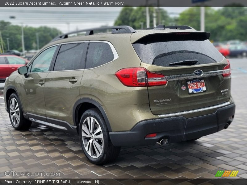 Autumn Green Metallic / Warm Ivory 2022 Subaru Ascent Limited