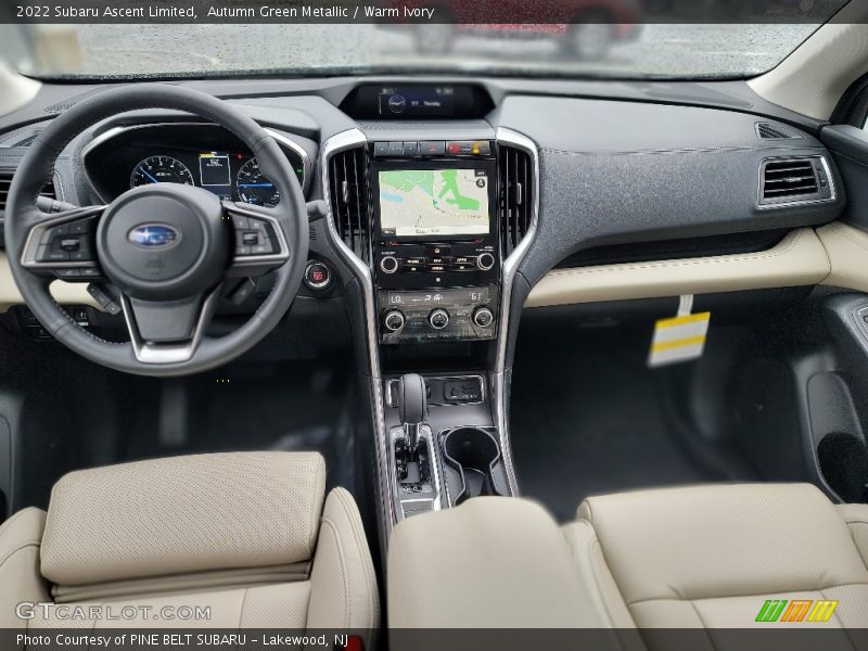  2022 Ascent Limited Warm Ivory Interior