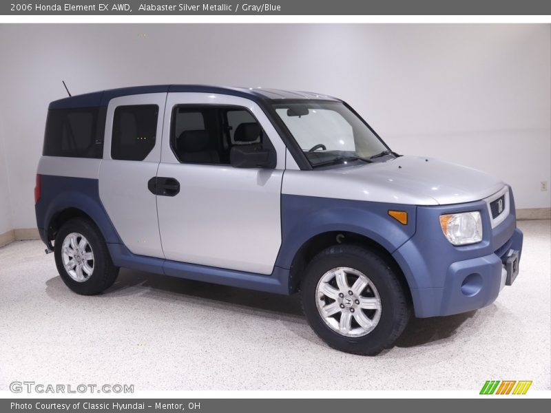 Alabaster Silver Metallic / Gray/Blue 2006 Honda Element EX AWD