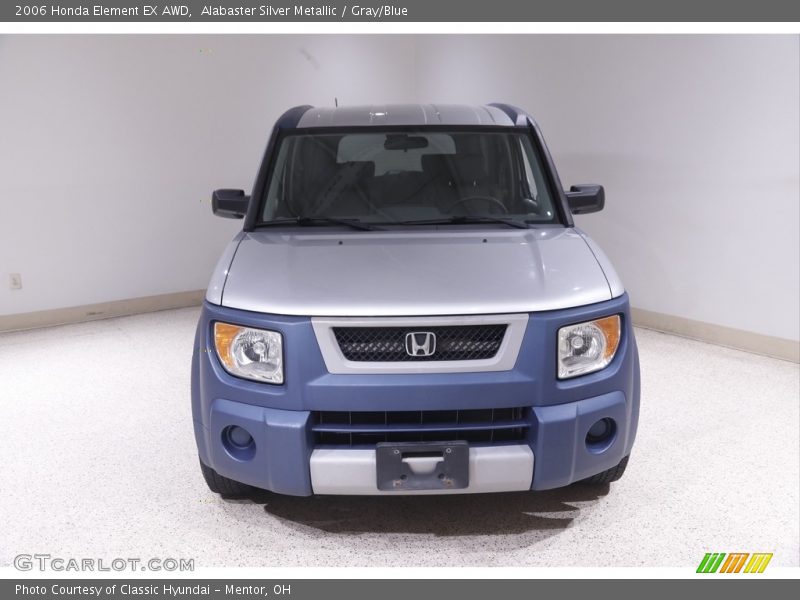 Alabaster Silver Metallic / Gray/Blue 2006 Honda Element EX AWD