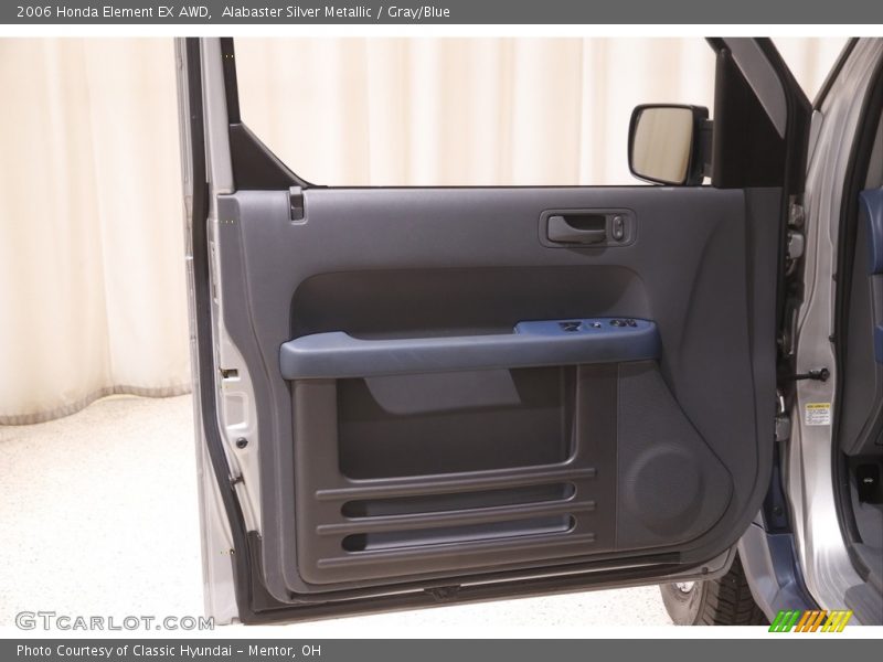 Alabaster Silver Metallic / Gray/Blue 2006 Honda Element EX AWD