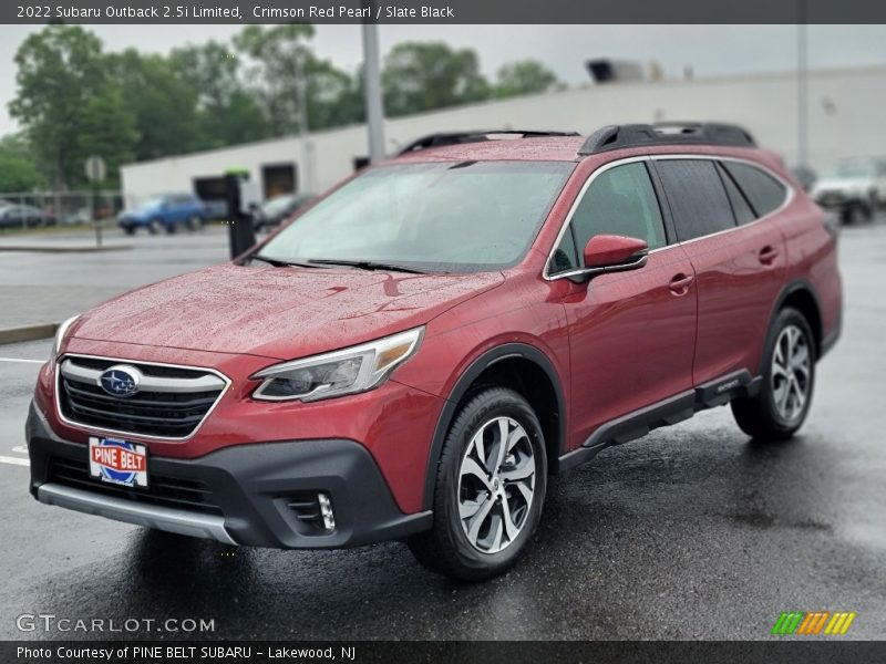 Crimson Red Pearl / Slate Black 2022 Subaru Outback 2.5i Limited