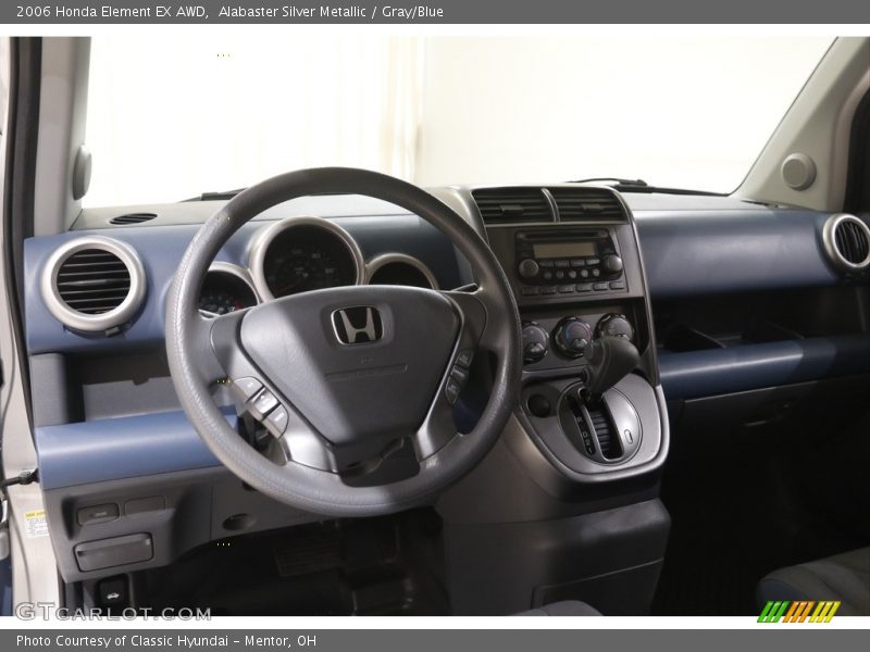 Alabaster Silver Metallic / Gray/Blue 2006 Honda Element EX AWD