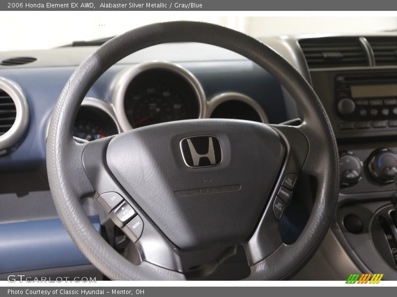 Alabaster Silver Metallic / Gray/Blue 2006 Honda Element EX AWD