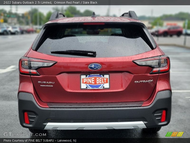 Crimson Red Pearl / Slate Black 2022 Subaru Outback 2.5i Limited