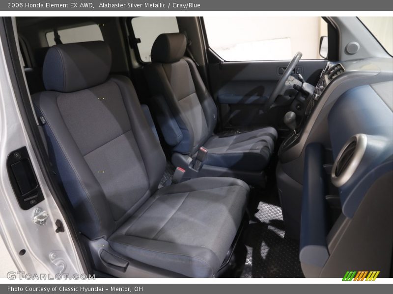 Alabaster Silver Metallic / Gray/Blue 2006 Honda Element EX AWD