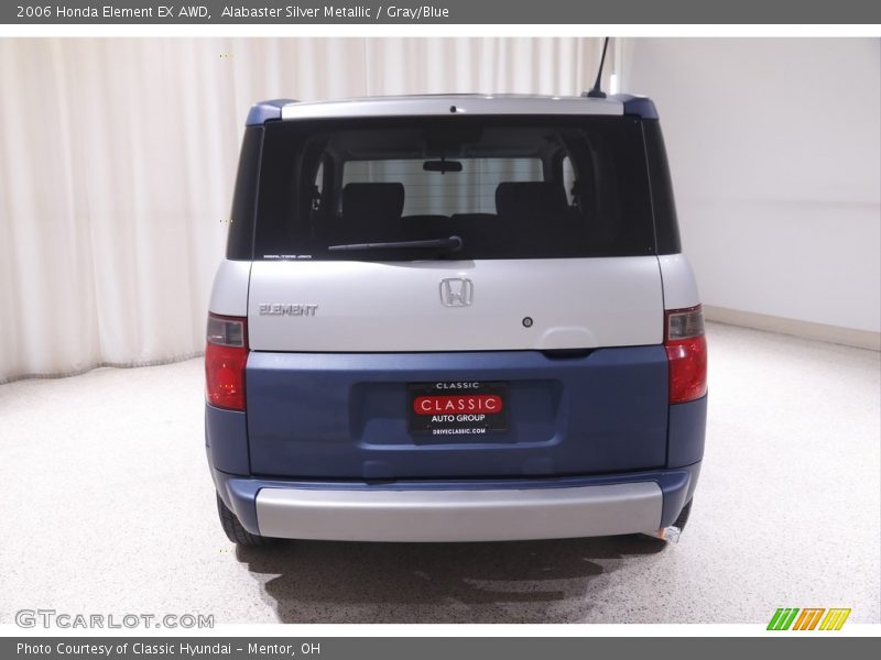Alabaster Silver Metallic / Gray/Blue 2006 Honda Element EX AWD