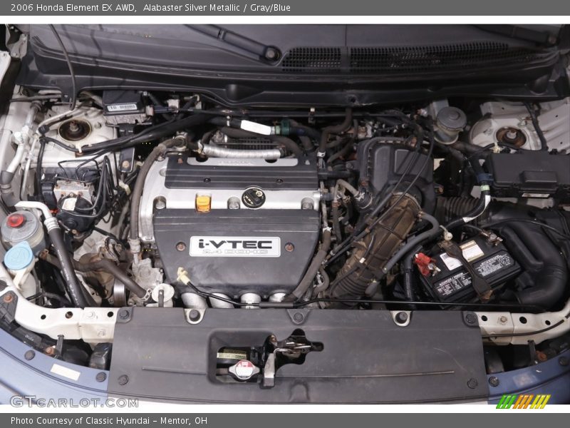 Alabaster Silver Metallic / Gray/Blue 2006 Honda Element EX AWD