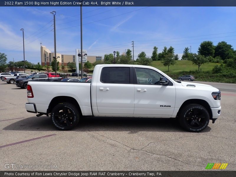 Bright White / Black 2022 Ram 1500 Big Horn Night Edition Crew Cab 4x4
