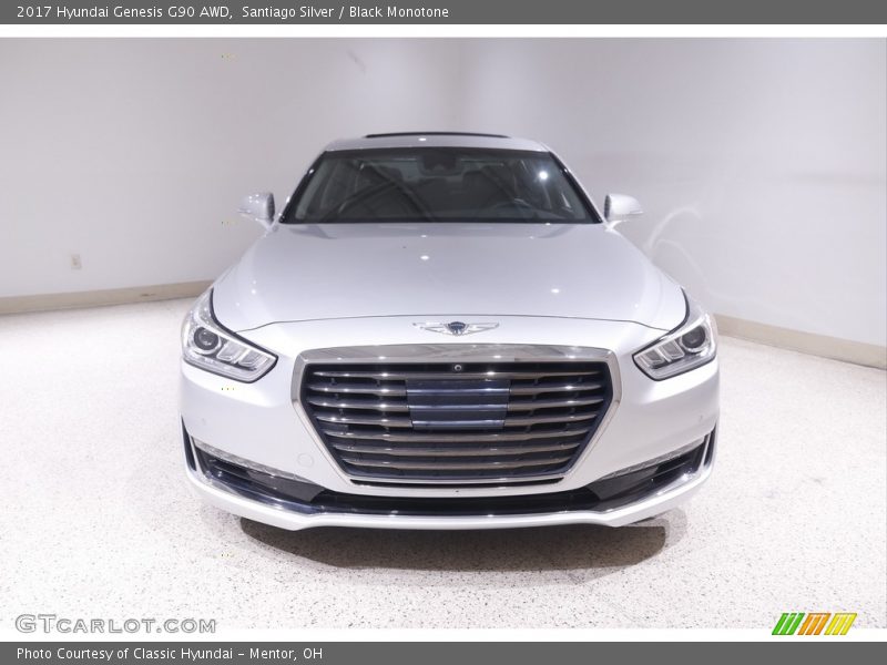 Santiago Silver / Black Monotone 2017 Hyundai Genesis G90 AWD