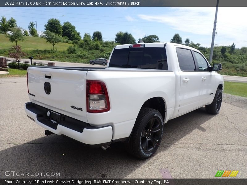 Bright White / Black 2022 Ram 1500 Big Horn Night Edition Crew Cab 4x4