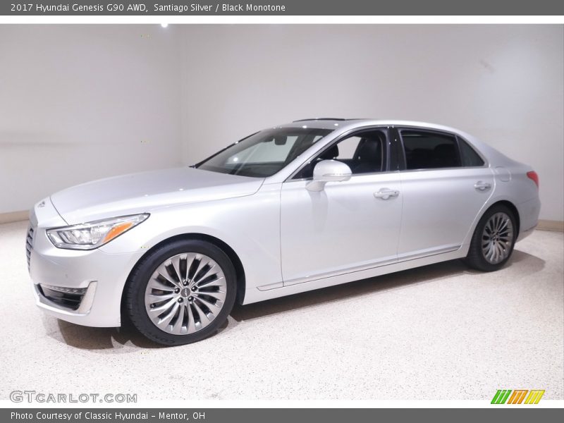 Front 3/4 View of 2017 Genesis G90 AWD