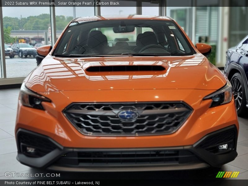 Solar Orange Pearl / Carbon Black 2022 Subaru WRX Premium