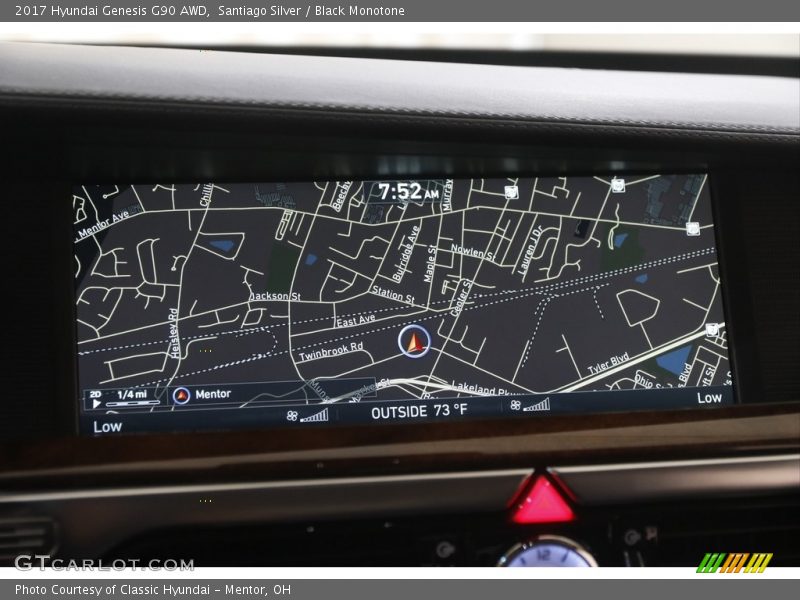 Navigation of 2017 Genesis G90 AWD