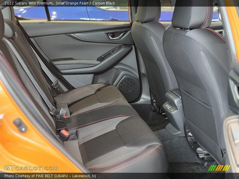 Rear Seat of 2022 WRX Premium