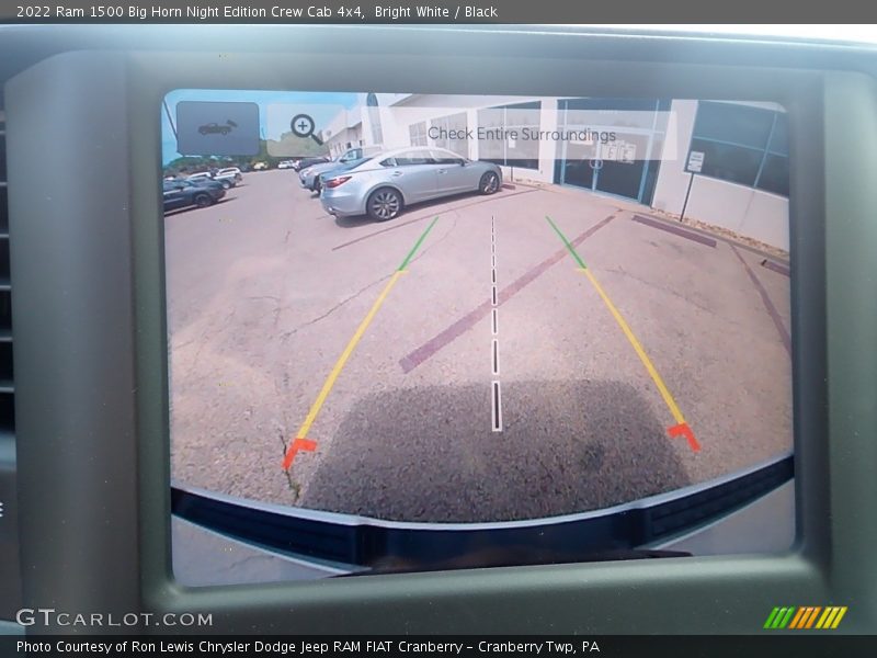Bright White / Black 2022 Ram 1500 Big Horn Night Edition Crew Cab 4x4