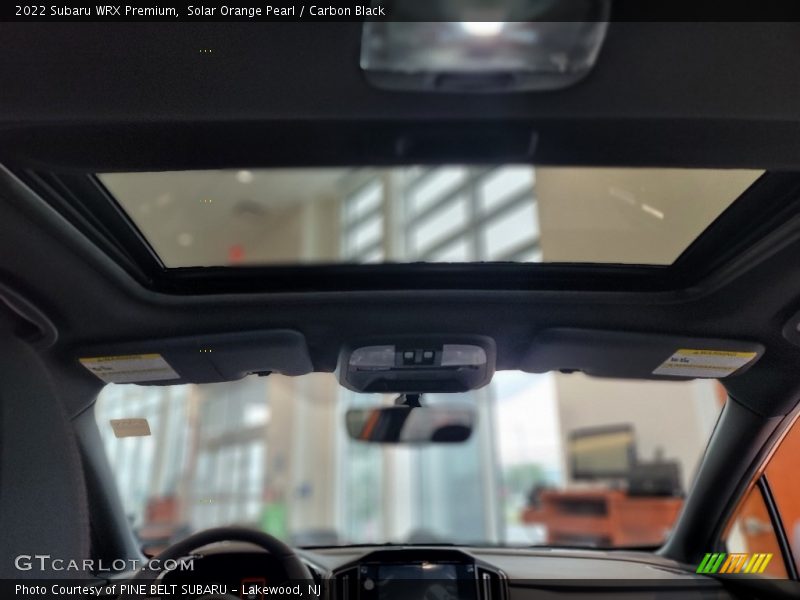 Solar Orange Pearl / Carbon Black 2022 Subaru WRX Premium