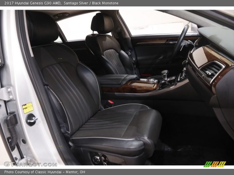 Front Seat of 2017 Genesis G90 AWD