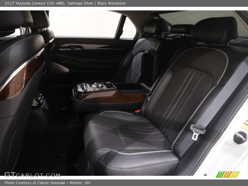 Rear Seat of 2017 Genesis G90 AWD