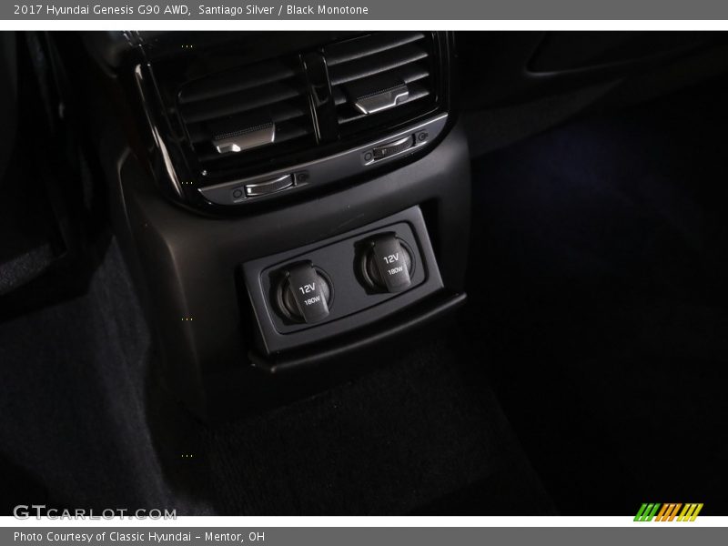 Santiago Silver / Black Monotone 2017 Hyundai Genesis G90 AWD