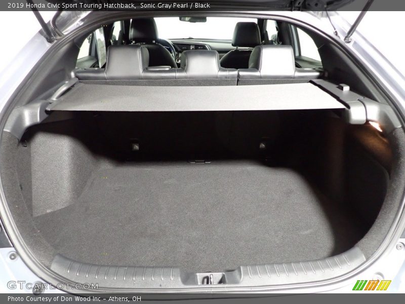 Sonic Gray Pearl / Black 2019 Honda Civic Sport Touring Hatchback