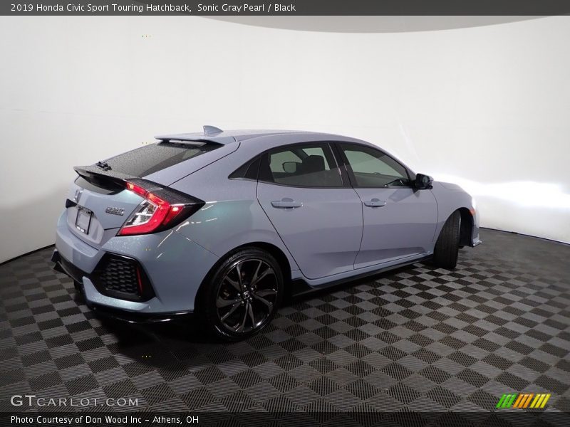 Sonic Gray Pearl / Black 2019 Honda Civic Sport Touring Hatchback