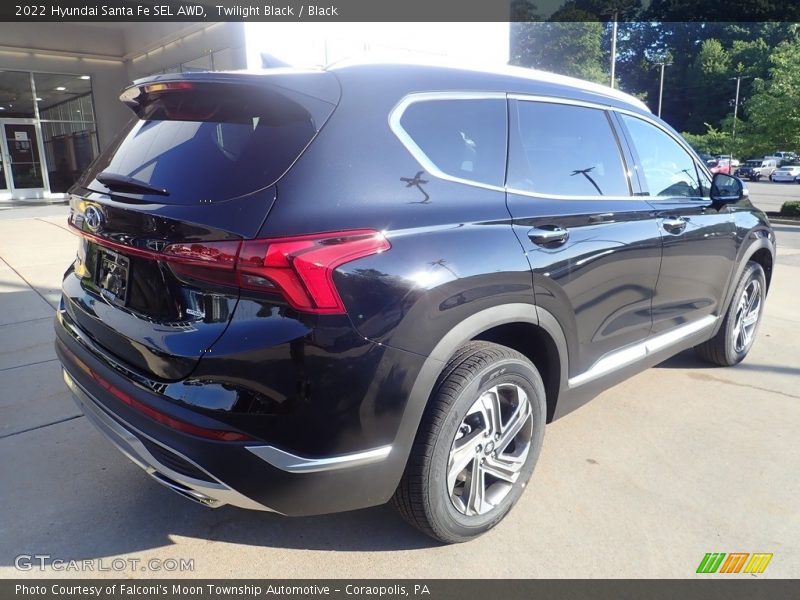 Twilight Black / Black 2022 Hyundai Santa Fe SEL AWD