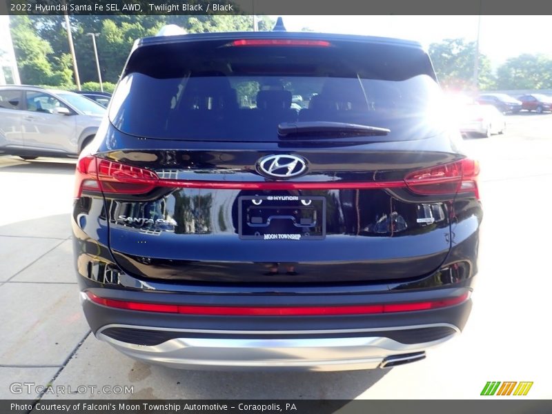 Twilight Black / Black 2022 Hyundai Santa Fe SEL AWD