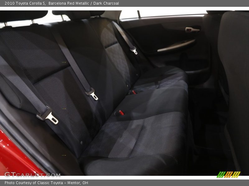 Barcelona Red Metallic / Dark Charcoal 2010 Toyota Corolla S