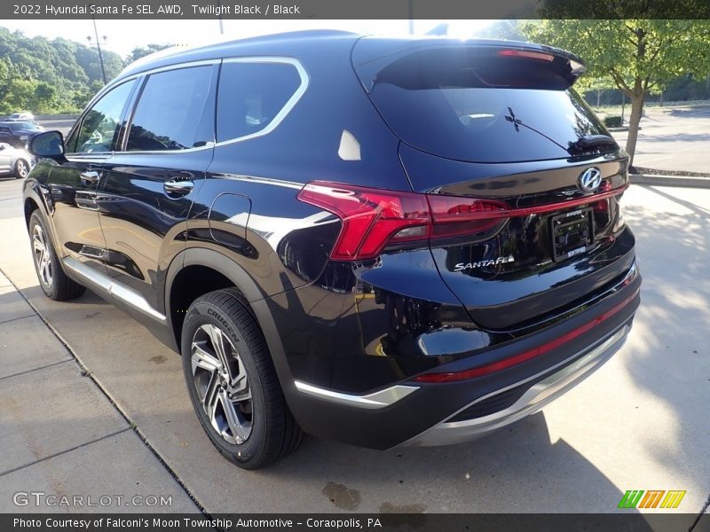 Twilight Black / Black 2022 Hyundai Santa Fe SEL AWD