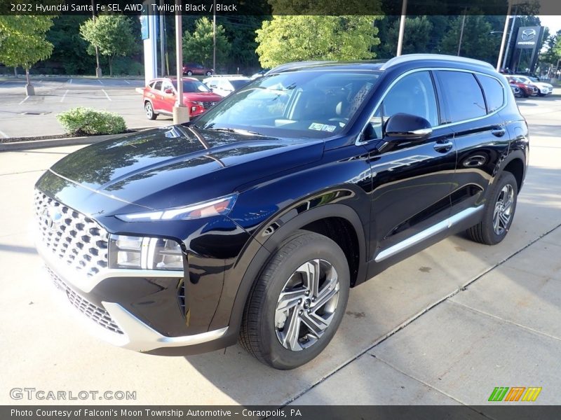 Twilight Black / Black 2022 Hyundai Santa Fe SEL AWD