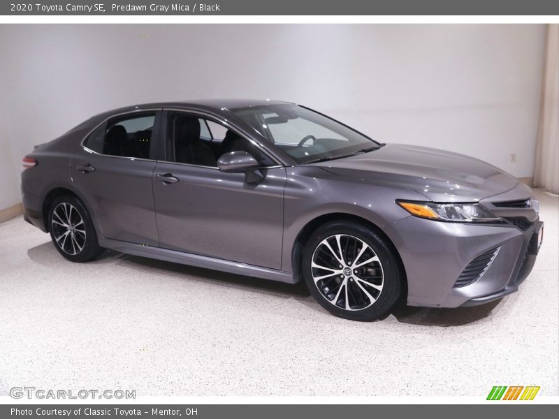 Predawn Gray Mica / Black 2020 Toyota Camry SE