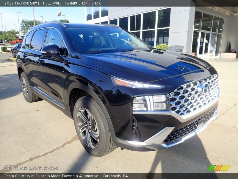 Twilight Black / Black 2022 Hyundai Santa Fe SEL AWD