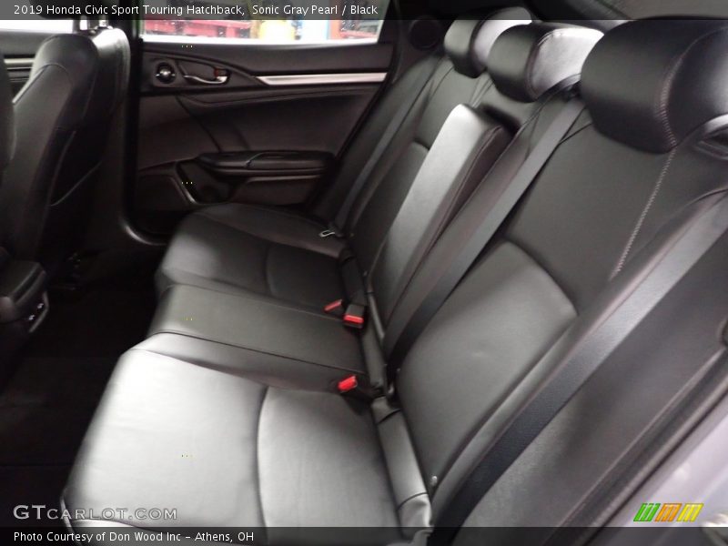 Sonic Gray Pearl / Black 2019 Honda Civic Sport Touring Hatchback