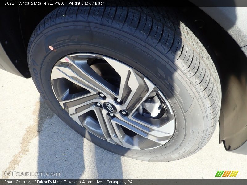 Twilight Black / Black 2022 Hyundai Santa Fe SEL AWD