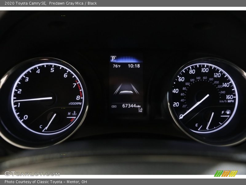 Predawn Gray Mica / Black 2020 Toyota Camry SE