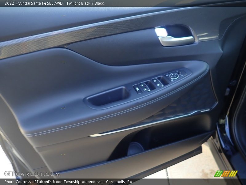 Twilight Black / Black 2022 Hyundai Santa Fe SEL AWD