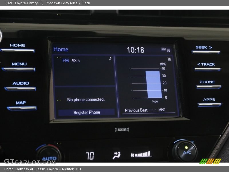 Predawn Gray Mica / Black 2020 Toyota Camry SE