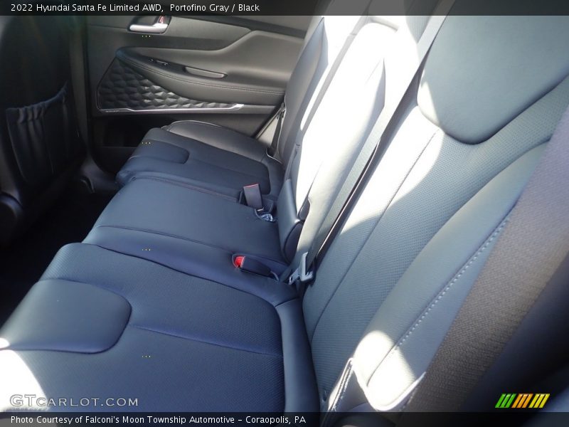 Portofino Gray / Black 2022 Hyundai Santa Fe Limited AWD