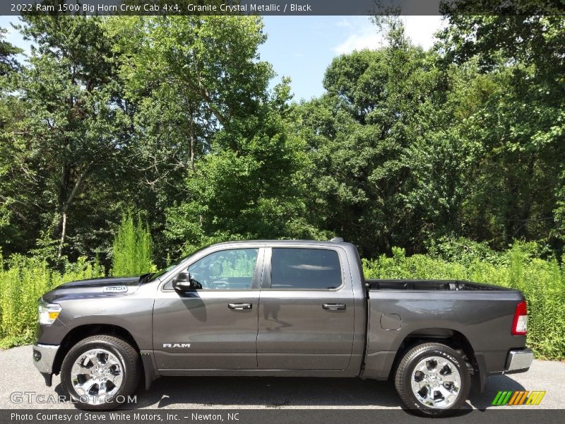 Granite Crystal Metallic / Black 2022 Ram 1500 Big Horn Crew Cab 4x4