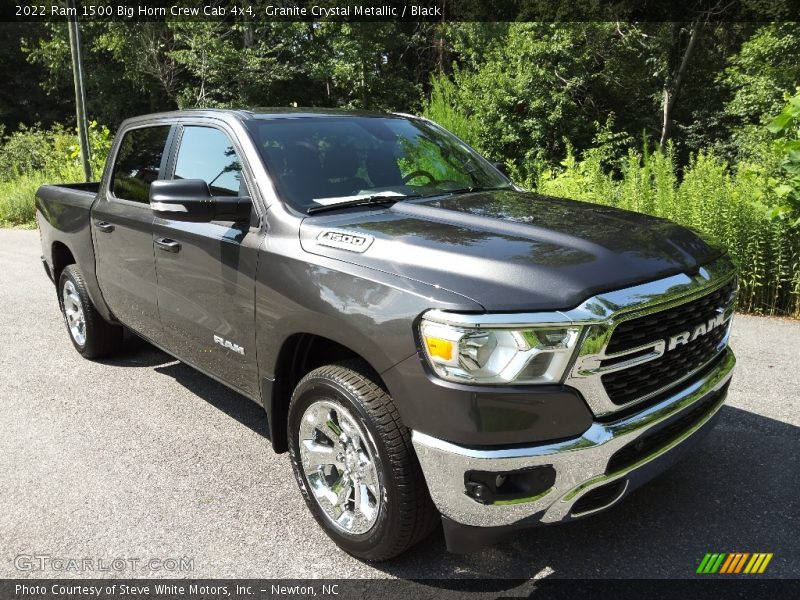 Granite Crystal Metallic / Black 2022 Ram 1500 Big Horn Crew Cab 4x4