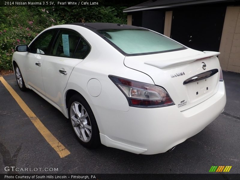 Pearl White / Cafe Latte 2014 Nissan Maxima 3.5 SV