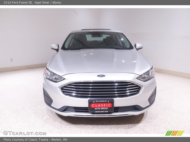 Ingot Silver / Ebony 2019 Ford Fusion SE