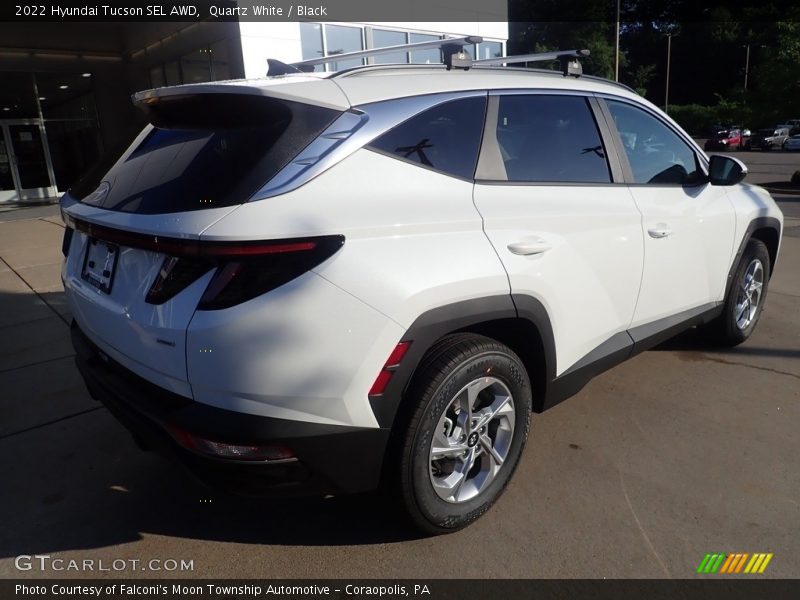 Quartz White / Black 2022 Hyundai Tucson SEL AWD