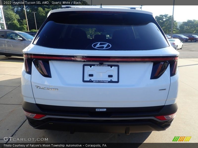Quartz White / Black 2022 Hyundai Tucson SEL AWD