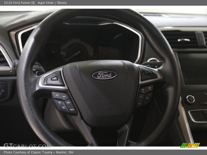 Ingot Silver / Ebony 2019 Ford Fusion SE