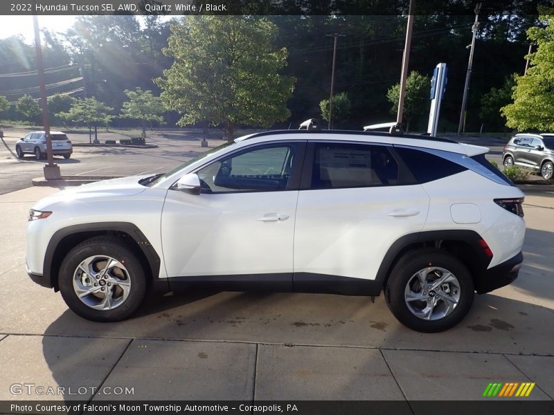 Quartz White / Black 2022 Hyundai Tucson SEL AWD