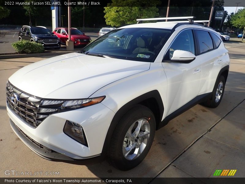 Quartz White / Black 2022 Hyundai Tucson SEL AWD